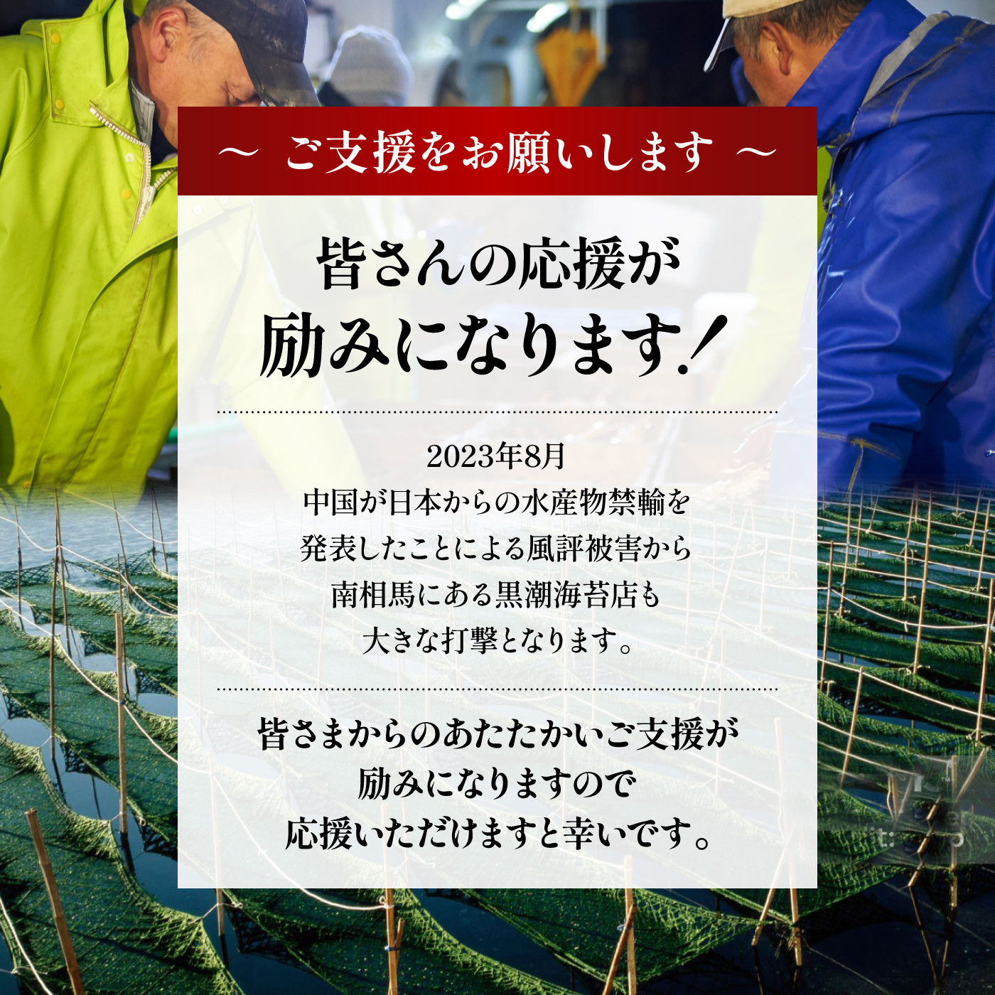 南相馬の逸品　特選焼海苔詰合せ