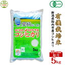 【ふるさと納税】令和6年 新米 米 オーガニック 有機米 定期便 12回 5kg 有機JAS 合鴨栽培 アイガモ栽培 新潟 コシヒカリ 新潟こしひかり 白米 16-17【12ヶ月連続お届け】新潟県胎内産「有機JAS合鴨栽培」コシヒカリ5kg（精米）