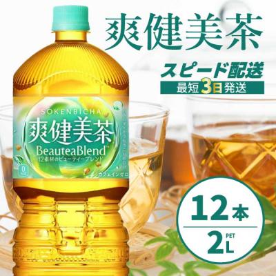 ふるさと納税 三原市  爽健美茶 PET 2L×12本(6本×2ケース)  [014-063]
