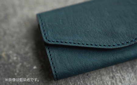 [Botanical Leather] キーケース (カラー：藍染め(ブルー))