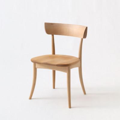 ふるさと納税 高山市 【飛騨の家具】飛騨産業　HIDA　CRESCENT　チェア(板座)国産カバ　CG309