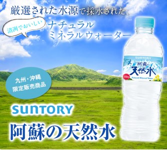 サントリー熊本工場製造 阿蘇の天然水 550mlペット (550ml×24本) 《30日以内に出荷予定(土日祝除く)》熊本県御船町---sm_asoten_30d_23_14500_13200ml---