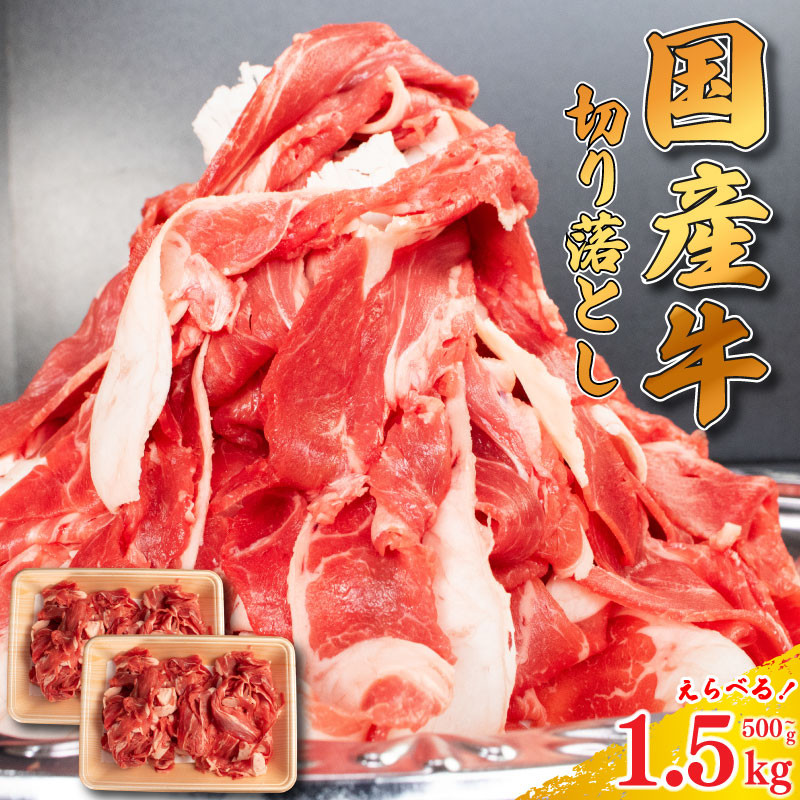 
                  牛肉 切り落とし 選べる容量 500g 1kg 1.5kg 肉 にく 牛肉 ぎゅうにく ビーフ しゃぶしゃぶ すき焼き すきやき 焼肉 国産 BBQ バーベキュー アウトドア キャンプ ギフト プレゼント 贈答 お取り寄せ 人気 おすすめ グルメ 冷凍 送料無料 徳島県 阿波市 
                