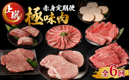 【上撰】佐賀牛-赤身-極味肉定期便（6回／偶数月）｜牛肉 定期便 牛肉定期便 牛肉 定期便 牛肉定期便【Z044】