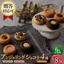 【ふるさと納税】【6回定期便】アンジェリングショコラ8個 毎月4種×各2個 長与町/CAKE SHOP FAVORI[EBV043] 焼き菓子 お菓子 おやつ ショコラ チョコ セット 詰め合わせ 定期 定期便