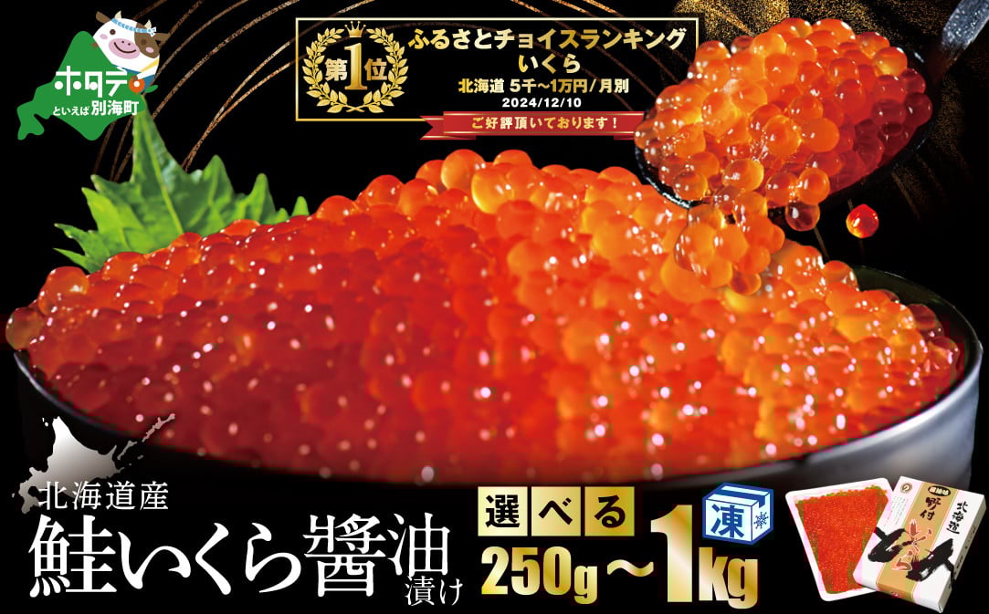
            ランキング第2位獲得！【内容量が選べる】すぐ食べれる 国産大粒 いくら ！本場「北海道」 いくら醤油漬 250g ～ 1kg （ いくら イクラ 鮭いくら 醤油いくら いくら醤油漬け いくら醤油漬 イクラ醤油漬  鮭 北海道産いくら 道産いくら 国産いくら 冷凍いくら ふるさとチョイス ふるさと納税 ランキング やり方 限度額 仕組み シミュレーション 大容量 いくら いくら いくら いくら )
          