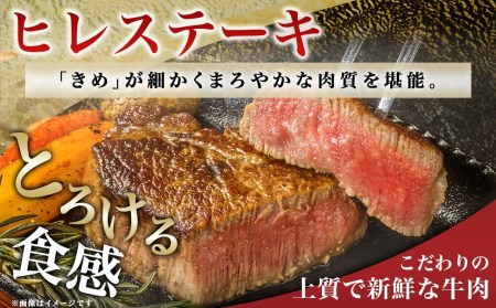 宮崎牛ヒレステーキ300g_18-4204_(都城市) 都城産宮崎牛 ヒレステーキ 300g×1枚 牛肉 ヒレ ステーキ 宮崎牛 鉄板焼き ギフト 贈答用