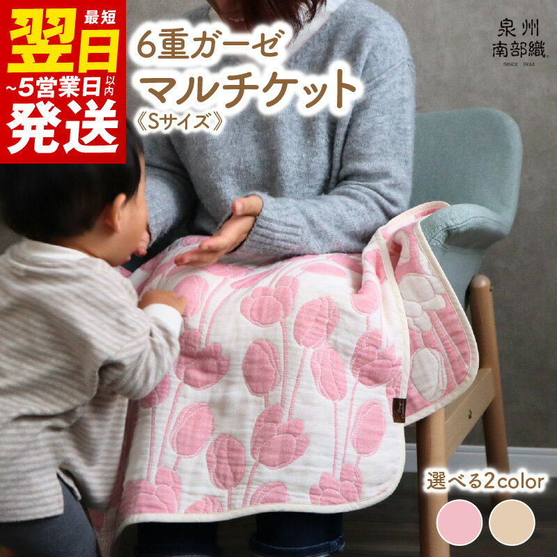 【ふるさと納税】＼最短翌日〜5営業日以内発送／ 泉州南部織 6重ガーゼマルチケット