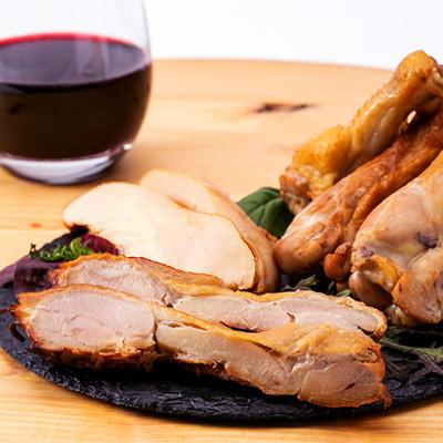 ふるさと納税 真庭市 十字屋商店　燻製鶏詰め合せ　(kunsei01) |  | 01