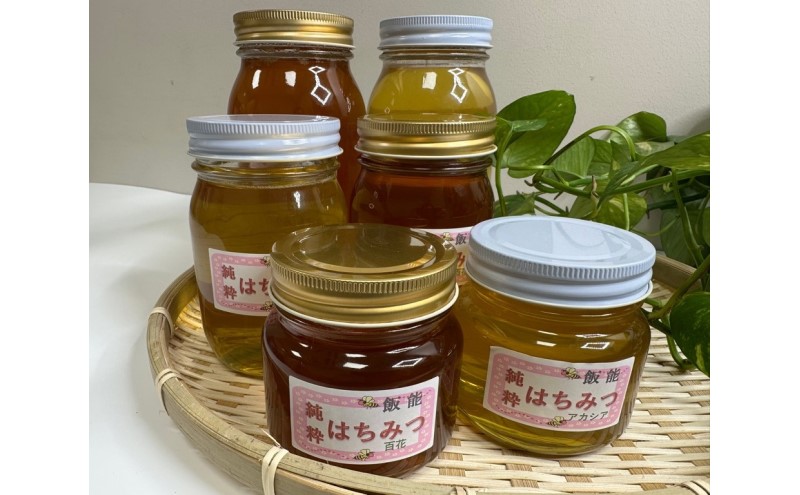 国産はちみつ食べ比べセット(百花とアカシア)各500g   HNNBO003