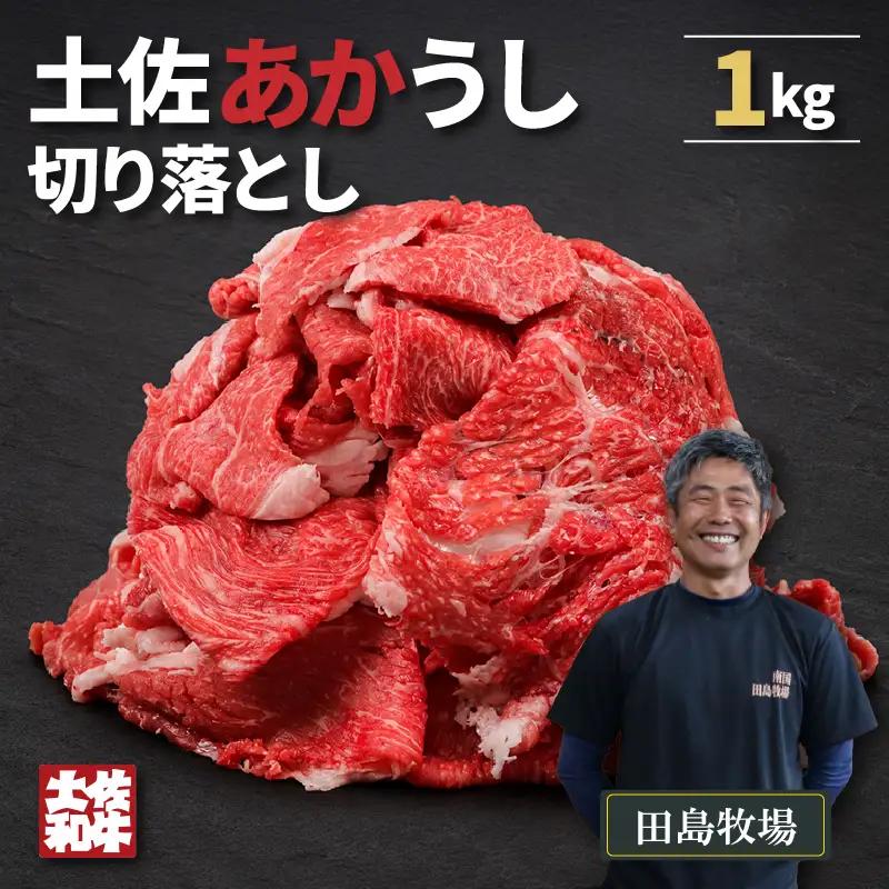 土佐あかうし 切り落とし 1kg | 赤牛 あか牛 1キロ 希少 ギフト 冷凍 贈答 高知県 南国市