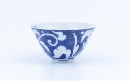 有田焼 桔梗柄 飯碗 2個セット【まるぶん】食器 器 うつわ 手描き お茶碗 おちゃわん A25-501