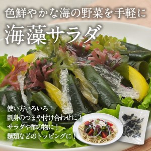 海藻サラダ (合計12袋・1袋3P入)海藻 寒天 サラダ 酢の物 スープ 常温 大分県 佐伯市【CW11】【山忠】