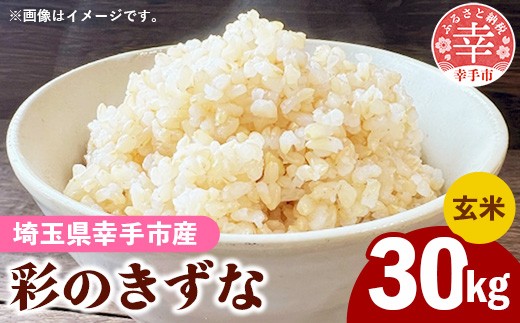 
                  令和8年産【彩のきずな】玄米30kg 色彩選別済 Brown Rice - お米 米 ごはん 玄米 30kg 埼玉県 幸手市
                