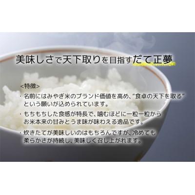ふるさと納税 宮城県 【だて正夢】宮城県産 令和7年産 精米 5kg(5kg×1袋) |  | 01