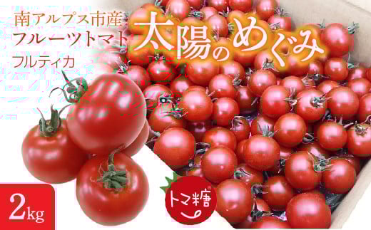 6-182 フルーツトマト「トマ糖＊太陽のめぐみ」フルティカ2kg　ALPBI004