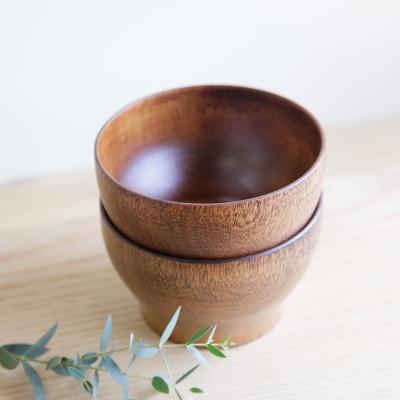 ふるさと納税 木津川市 【拭き漆のお椀2個セット】木のお椀　具だくさんスープや小丼にもピッタリ 大容量の汁椀 |  | 02