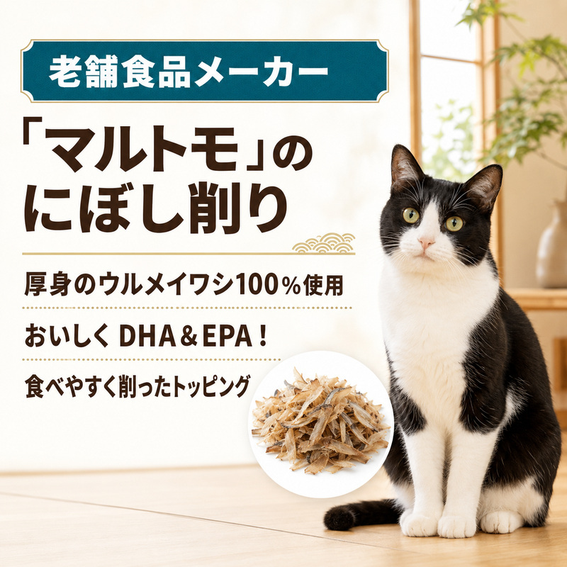 ラシーネ 日本猫 にぼし削り入り 1.18kg ｘ8(ケース単位) キャットフード