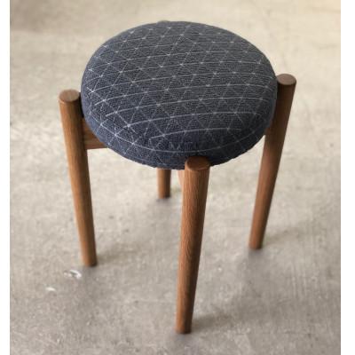 ふるさと納税 大川市 bolo stool 01【グレー/ウォールナット/高さ44cm】