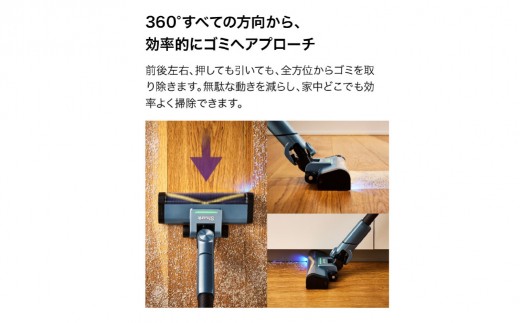 Shark ActiClean コードレススティッククリーナー ミストシルバー LC900J【掃除機 コードレス掃除機 スティッククリーナー ハンディクリーナー 自動ゴミ収集 軽量 強力吸引 フローリ