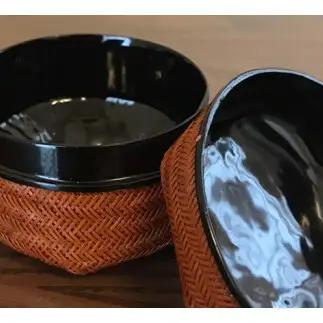 【限定1品】竹工芸品 平棗 工芸品 竹製品 限定 [BF001sa]
