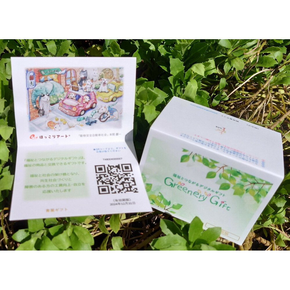 【ふるさと納税】「福祉とつながるデジタルギフト」【鎌倉版】～500円×6枚～　メッセージカードタイプ（3000円分） | 券 金券 人気 おすすめ 送料無料