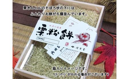 中津川銘菓「栗きんとん使用」栗粉餅6個入×3箱 [秋季限定] 信玄堂 栗 くり くりきんとん 餅 和菓子 菓子 スイーツ 秋 限定 冷凍 岐阜県 F4N-2299