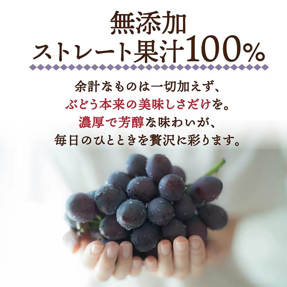 ぶどうジュース 紙パック 1L×12本入り 無添加 ストレート果汁100％ スチューベンジュース 青森県産 弘前市