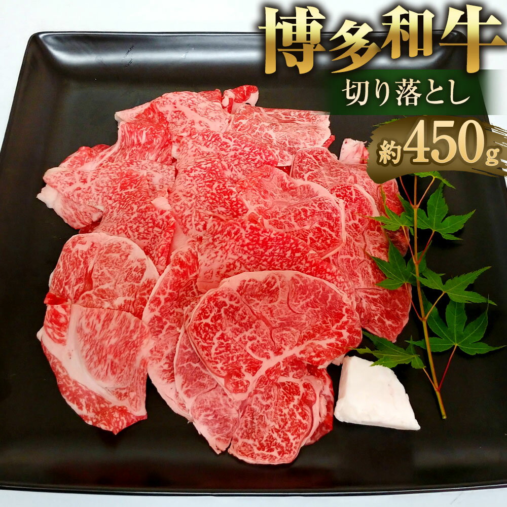 【ふるさと納税】博多和牛 切り落とし450g 和牛 九州産 福岡県産 国産 牛肉 お肉 肉 国産牛 冷凍 すき焼き 野菜炒め 肉じゃが カレー 福岡県 大任町 送料無料