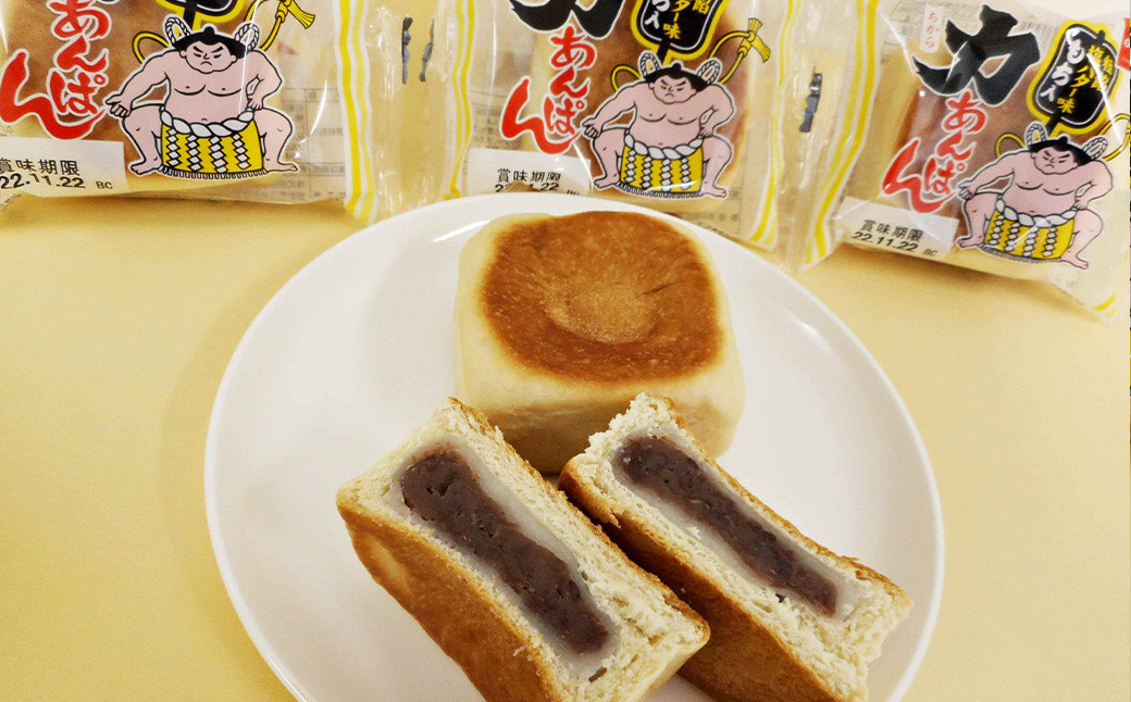 オリオンベーカリー　力あんぱん　粒餡塩バター味　　１２個入 【1453】