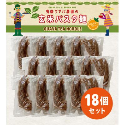 ふるさと納税 南国市 グアバ農園のグルテンフリーパスタ玄米麺　100g×18袋セット