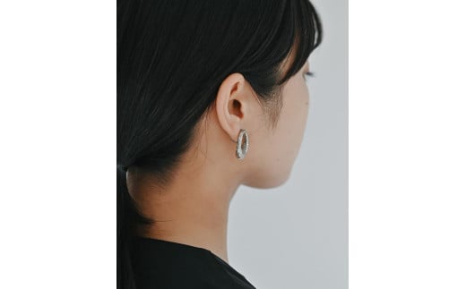 HARIO イヤリング エン HANS-EN-E-NF｜耐熱 ガラス アクセサリー ハリオ 職人 繊細 フォーマル カジュアル きれいめ おしゃれ 20代 30代 40代 贈答 プレゼント ギフト 贈