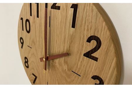 wood clock 330OK