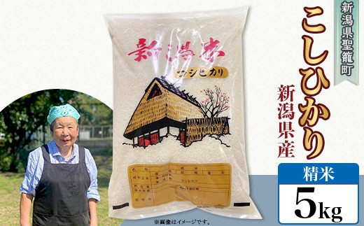 
                  【精米】新潟県産コシヒカリ5kg（特別栽培米）近藤農園
                
