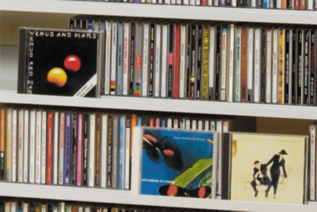 CDストッカー CS695LD ダーク 【CD 最大695枚収納】