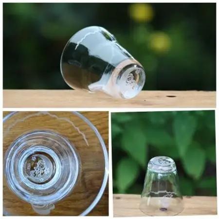 八ヶ岳　彫刻グラス「縄文のビーナス」1個　冷酒・ジュースグラス(小)_装飾品・工芸品     雑貨・日用品 グラス・カップ 食器 _【1542637】