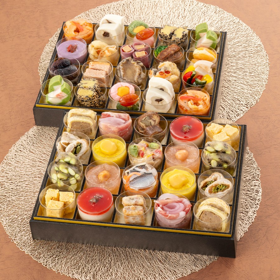 ＜レストランヒロミチ＞フレンチおせち＜フルール＞二段重27品目（冷凍便）2～3人前【12月29日お届け】