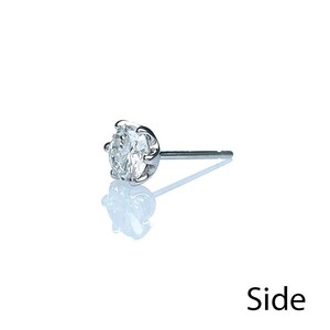 Pt900 天然ダイヤモンド VS-class ピアス　 Total : 0.6ct　IB-F010725