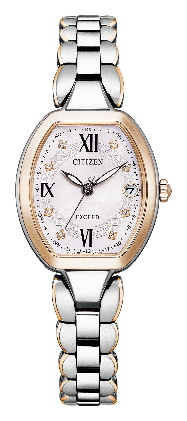 
            CITIZEN 光発電 エコドライブ電波 レディース 時計 エクシード ES9484-55W
          