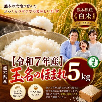 ふるさと納税 玉名市 【令和7年産】 熊本県産　玉名のほまれ(白米) 5kg