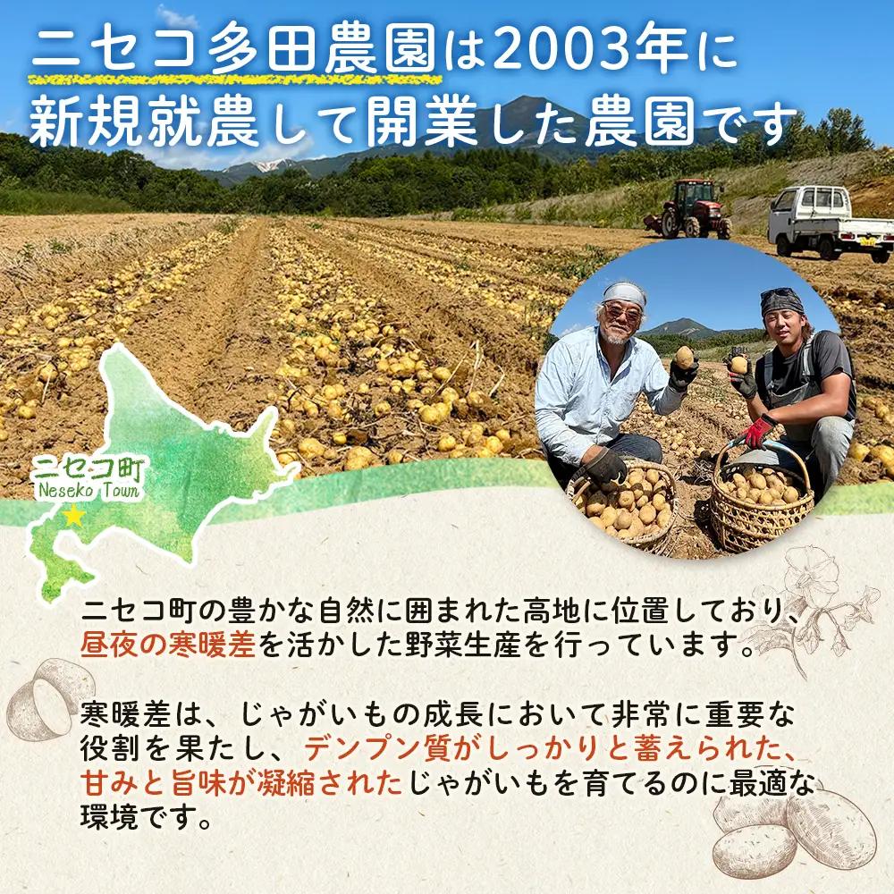 【新じゃが先行受付！】多田農園の北海道安心ラベル「Yes!clean」認証　北あかり10kg（LM-Lサイズ）【5100201】