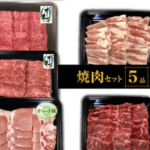 【ふるさと納税】焼肉セット5品_M04-0114