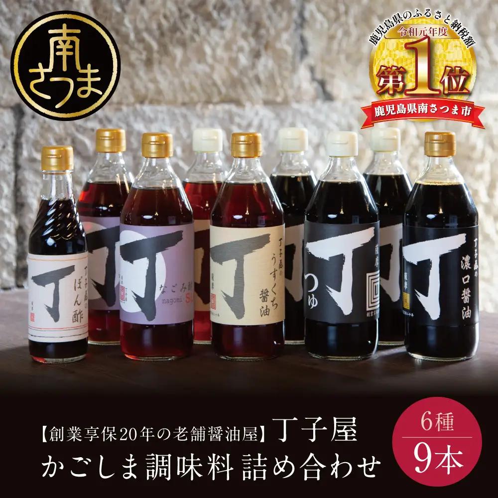 【創業享保20年の老舗醤油屋】丁子屋のかごしま調味料 詰め合わせ (6種) 贈答用 調味料 醤油 つゆ めんつゆ 鹿児島 丁子屋