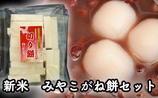 お正月におすすめ！「みやこがね餅」と「ゆべし」セット