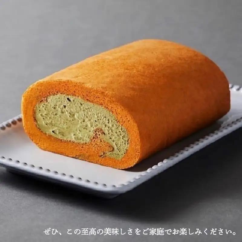 「濃厚ピスタチオロールケーキ」口の中でいつまでも美味しさが踊り続ける?。 幸せの円舞曲「ロンド・フェリーチェ」。