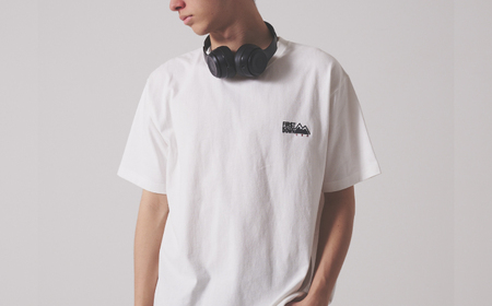 ショートスリーブ Tシャツ Mサイズ WHITE アウトドア シンプル 半袖 岐阜市 / 水甚[ANHZ016]