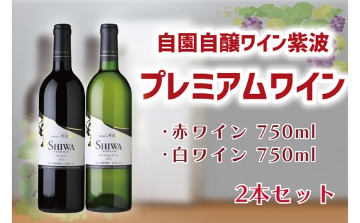 
                  自園自醸ワイン紫波　プレミアムワイン2本セット (AL046-1)
                