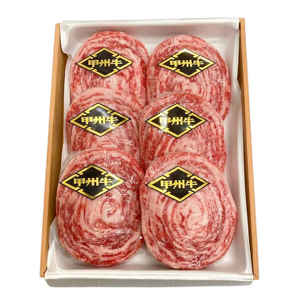 【ふるさと納税】＜選べる定期便＞甲州牛ロールステーキ 1回あたり計約600g（約100g×6枚） 1ヶ月毎 2回～12回 和牛 牛肉 お肉 ステーキ 冷凍 山梨県産 国産 山梨県 中央市 送料無料