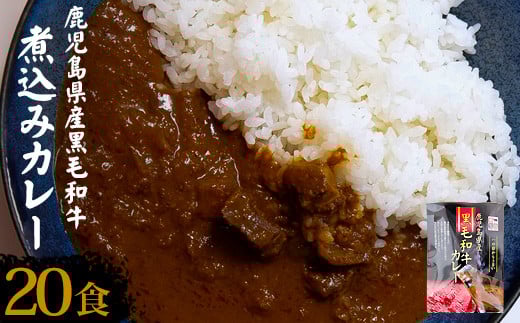 
BS-917【訳あり】鹿児島県産黒毛和牛カレー 20袋
