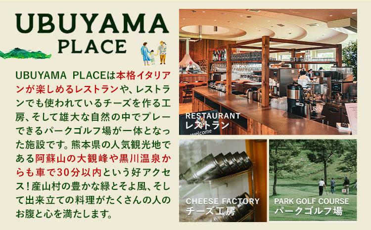産山チーズセット モッツァレラチーズ ストラッチャテッラチーズ 株式会社UBUYAMAPLACE 4個セット《30日以内に出荷予定(土日祝除く)》---ubuyama_ubp_24_4p---